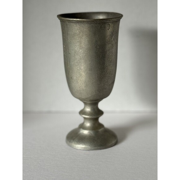 VTG Pewter RWP Tavern Wine Goblet Wilton 7 1/4” Tall Medieval Cosplay Vessel - Picture 1 of 9